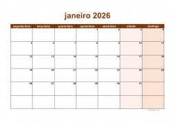 calendário mensal 2026 06