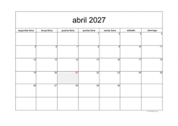 calendário 2027 05
