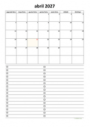 calendário 2027 07