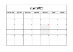 calendário 2028 05