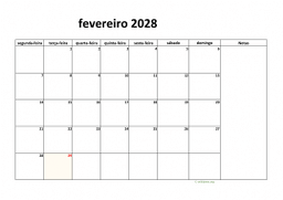 calendário 2028 08