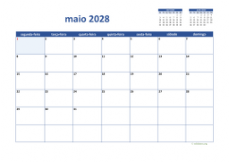 calendário 2028 02