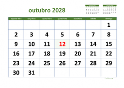 calendário 2028 03