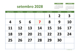 calendário 2028 03
