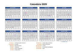 calendário anual 2029 04
