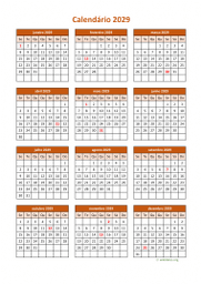 calendário anual 2029 05