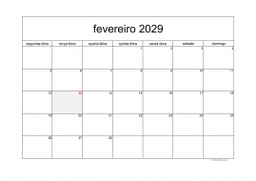 calendário 2029 05