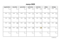 calendário 2029 01