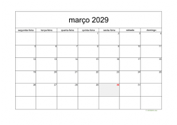 calendário 2029 05