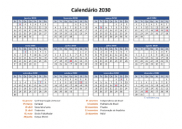 calendário anual 2030 04