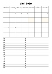 calendário 2030 07