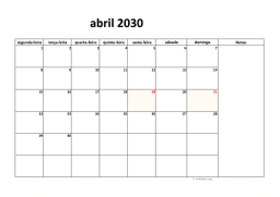 calendário 2030 08