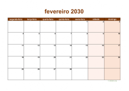 calendário 2030 06