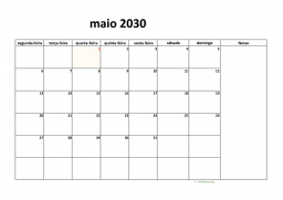 calendário 2030 08