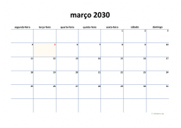 calendário 2030 04