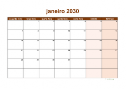 calendário mensal 2030 06