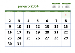 calendário mensal 2034 03