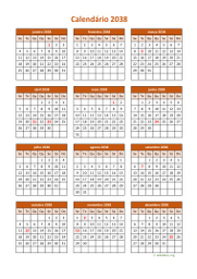 calendário anual 2038 05