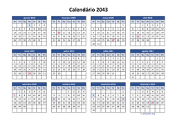 calendário anual 2043 03