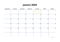 calendário mensal 2044 04