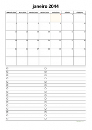calendário mensal 2044 07