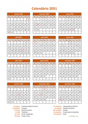 calendário anual 2051 06