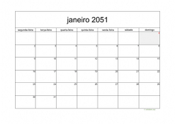 calendário mensal 2051 05