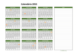 calendário anual 2053 01
