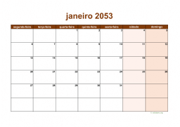 calendário mensal 2053 06