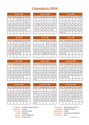 calendário anual 2054 06