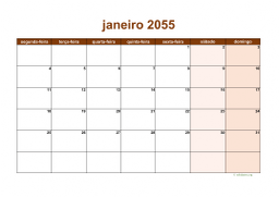 calendário mensal 2055 06