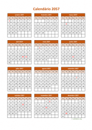 calendário anual 2057 05