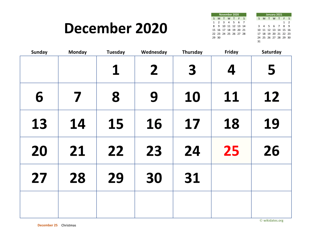 December, 2020