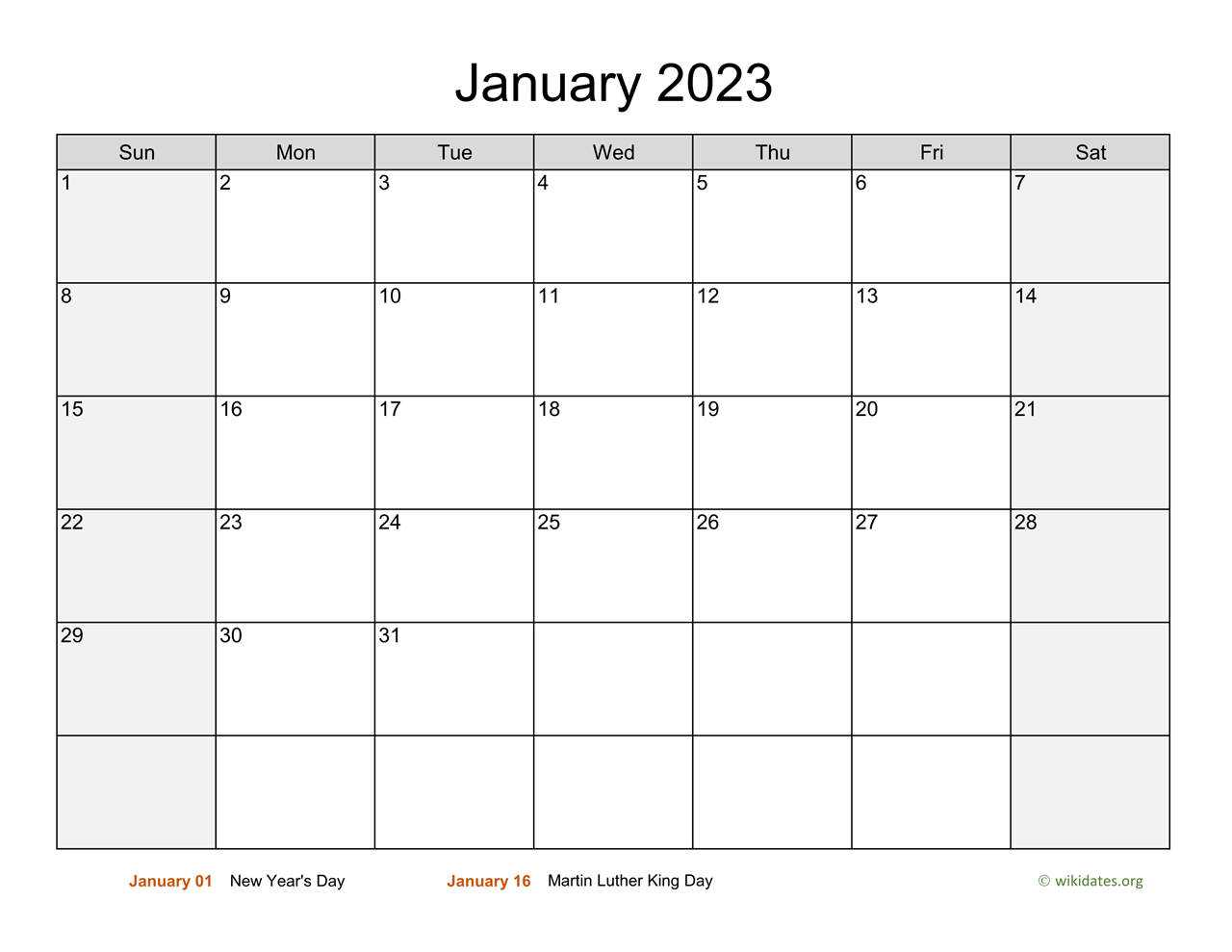 monthly 2023 calendar with weekend shaded wikidates org