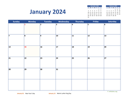 Printable 2024 Calendar | WikiDates.org