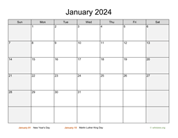 Printable 2024 Calendar | WikiDates.org