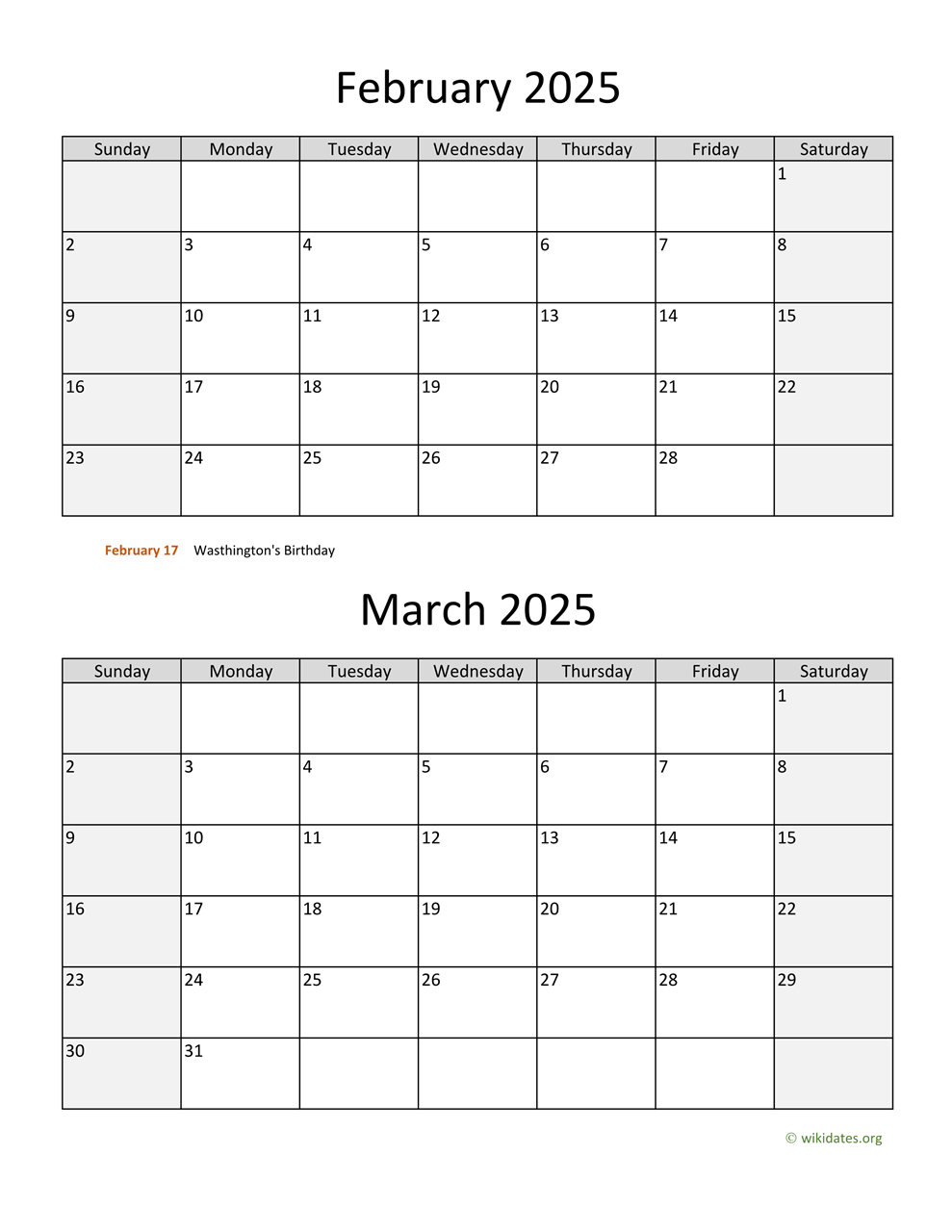february-and-march-2025-calendar-wikidates