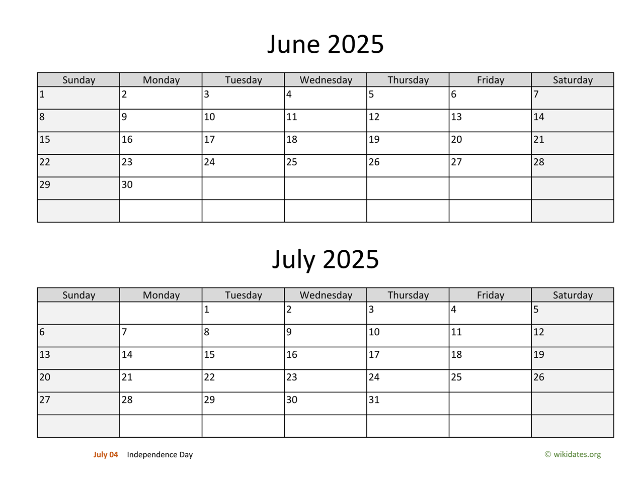 june-and-july-2025-calendar-wikidates