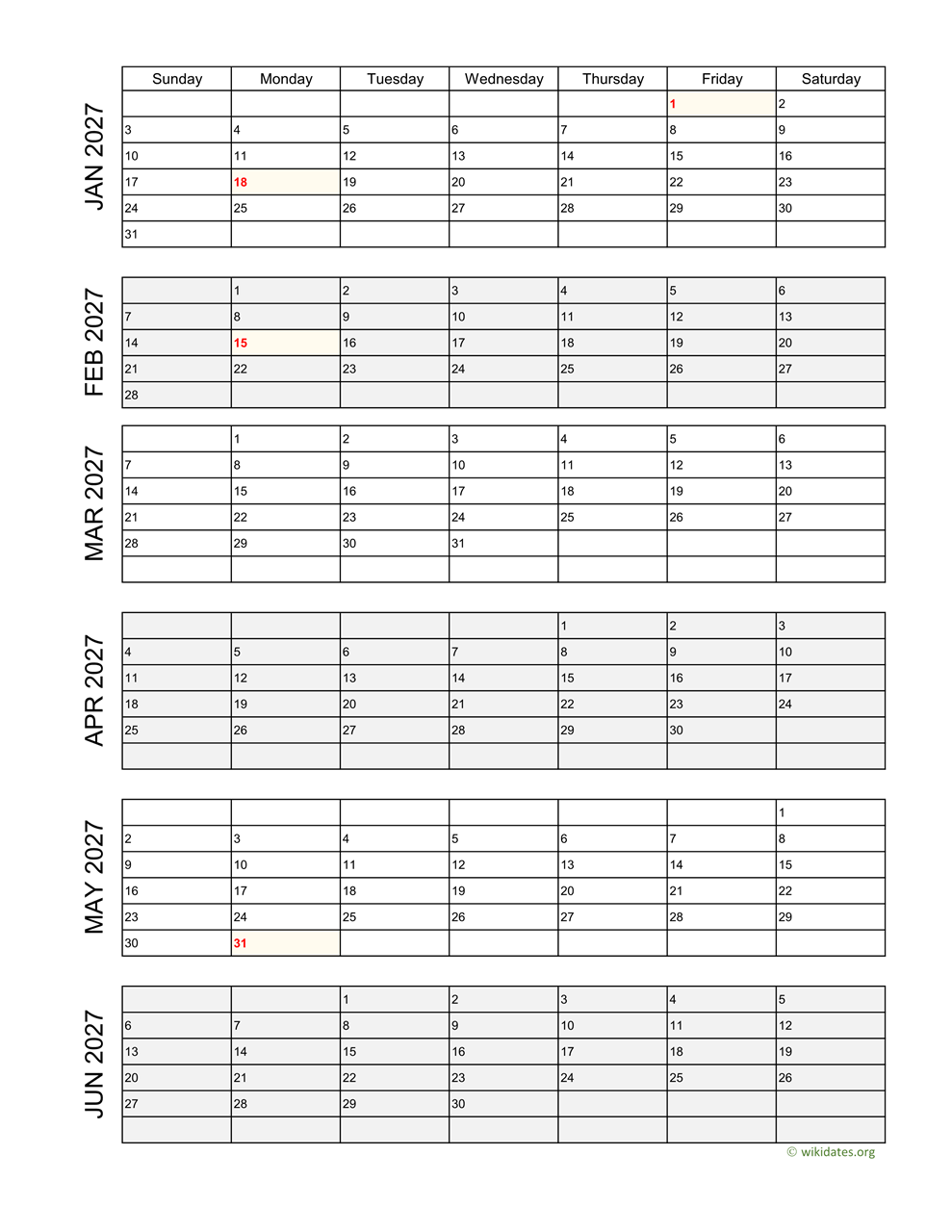 6 Month Calendar 2023 Printable Printable World Holiday
