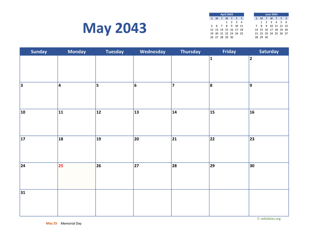 may-2043-calendar-classic-wikidates