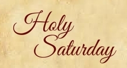 Holy Saturday 2015