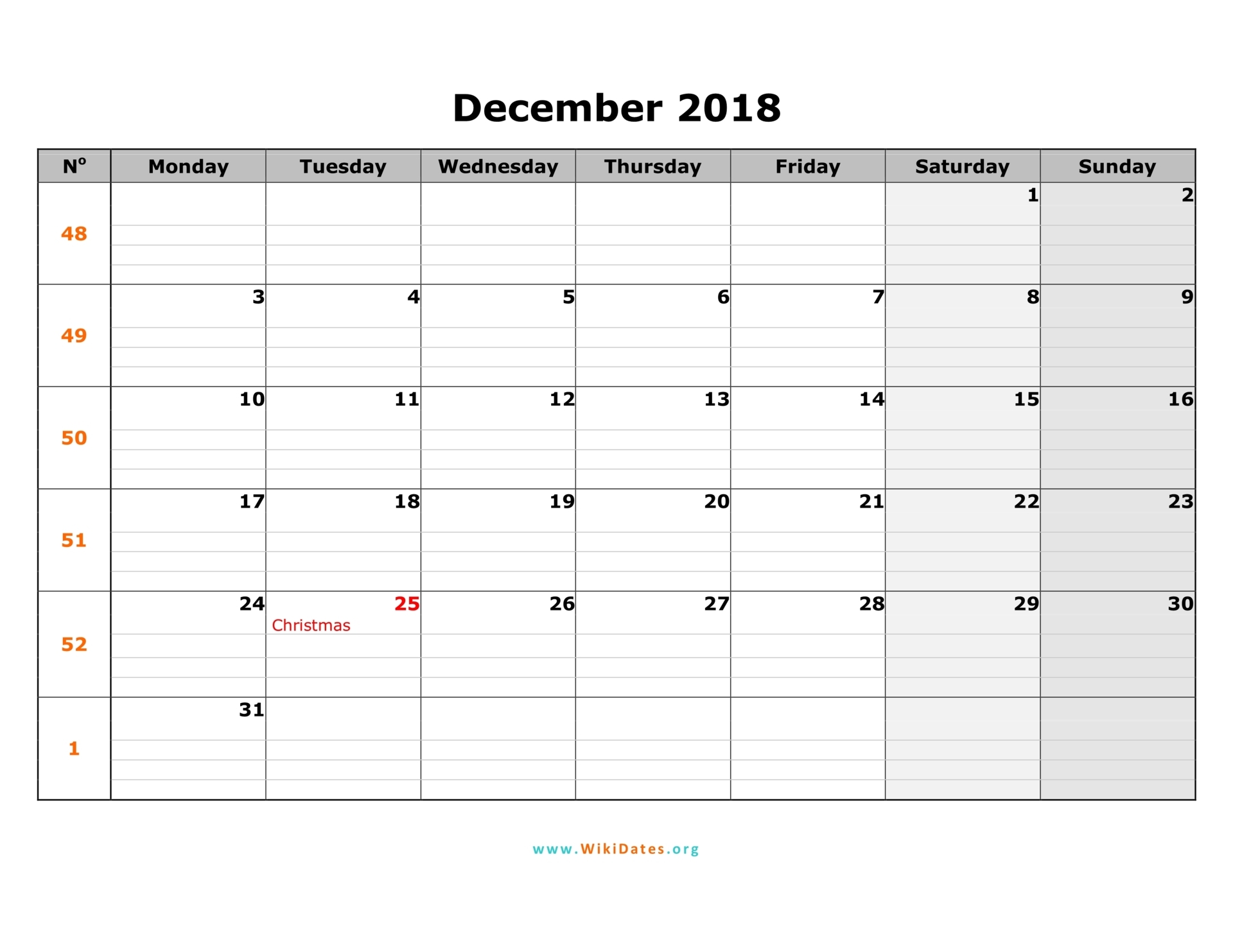 calendar-december-2018-uk-with-excel-word-and-pdf-templates