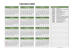 calendario anual 2020 02