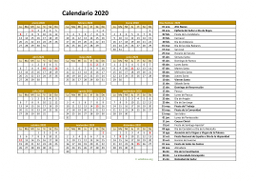 calendario anual 2020 03