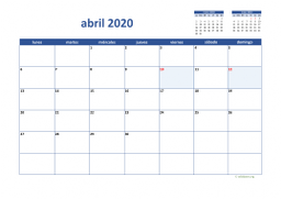 calendario abril 2020 02
