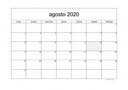 calendario agosto 2020 05