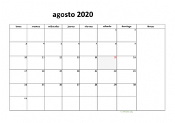 calendario agosto 2020 08