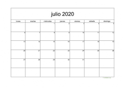 calendario julio 2020 05
