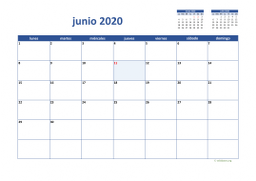 calendario junio 2020 02