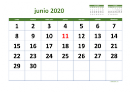 calendario junio 2020 03